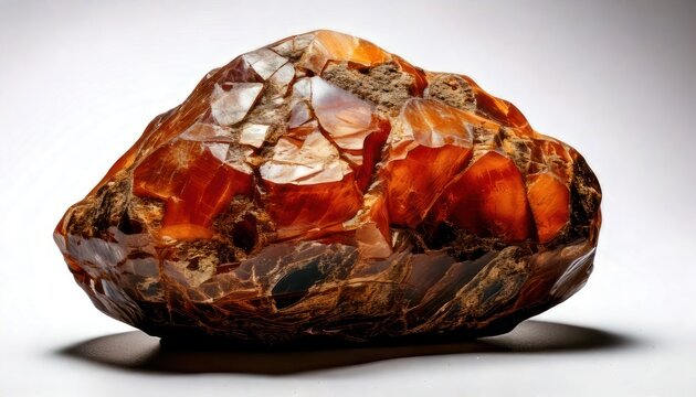 Fiery Fire Opal Specimen - A Gemstone of Intense Color and Beauty.