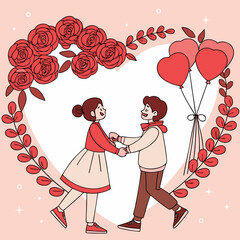 Happy Valentine Day Social Media New Design