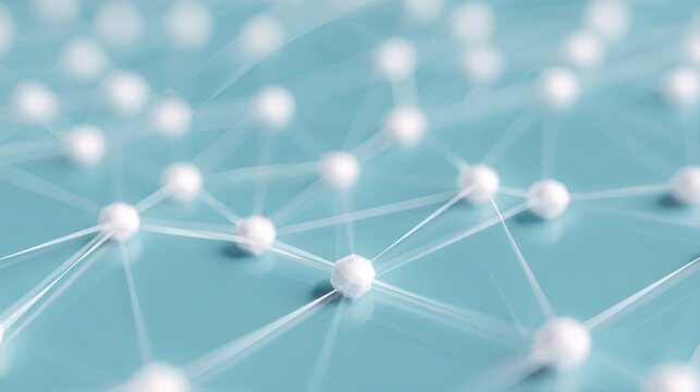Chatbot AI network isometric illustration neuron connections
