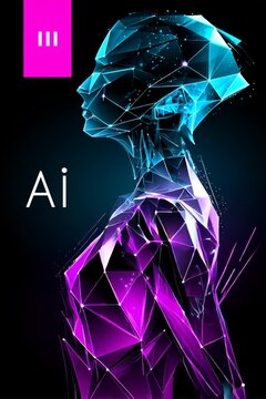 abstract futuristic ai technology background, future ai design digital visualization, futuristic artificial intelligence tech concept