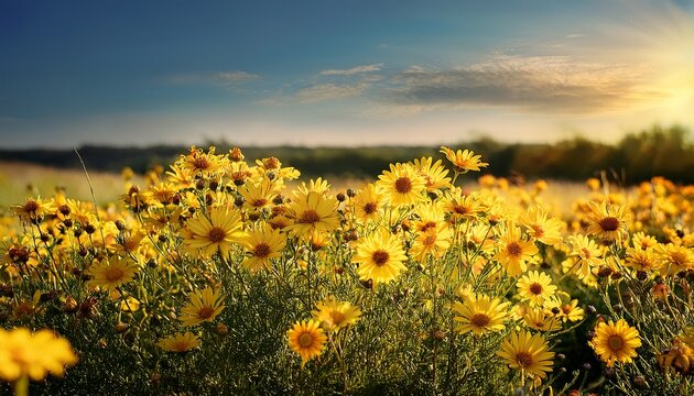 Yellow Summer Flowers