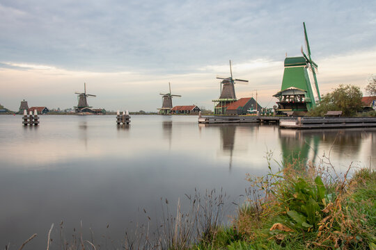 Mulini a Zaanse Schans in olanda