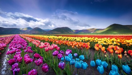 Rainbow Tulips 2