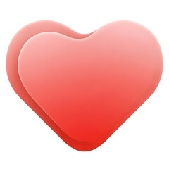 A pink heart on a black background