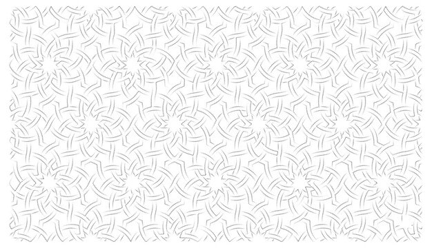 A complex pattern of black dots on a white background creating a visually striking image.
