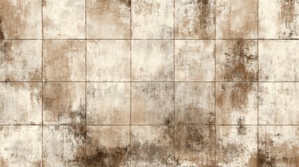 Naklejka premium Textured neutral stone wall tiles background