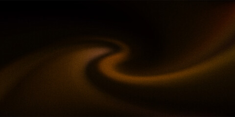 Black dark brown orange gold abstract luxury background. Silk satin fabric. Gradient ombre color. Curtain drapery fold line. Chocolate shade. Shiny glow glitter light. Design. Wide banner. Panoramic.