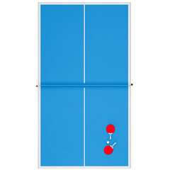 Outdoor table tennis table in a modern style