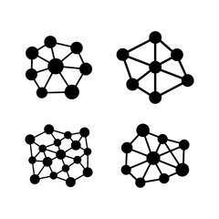 Molecule 3d illustration isolated on transparent background