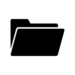 Folder icon isolated on transparent background