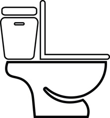 A black and white image of a toilet