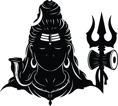 Mahadev Silhouette Design