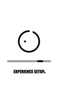Modern loading progress interface icon animation.experience setup 100 percent complete during digital activity concept.