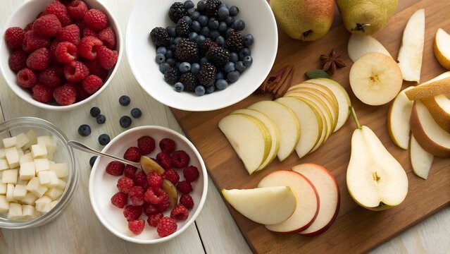 Kompot deconstructed freshness showing simple fruits and ingredients for traditional Eastern