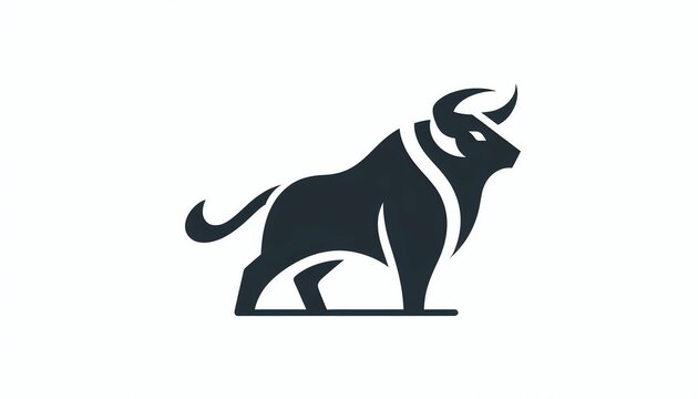 vector illustration of a bull