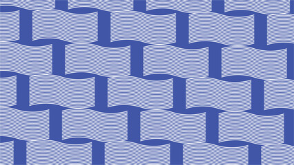 A blue abstract background with geometric square patterns and a modern digital design