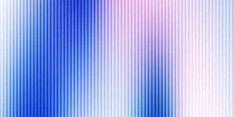 Soft glass ripple gradient in icy pale blue and lavender hues. Delicate reeded texture with frosted distortion effect and minimal vertical blur. Glass texture, vector illustration