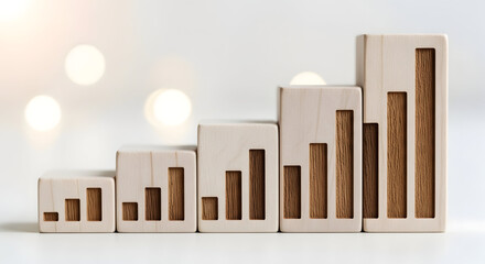 Analytics Bar Chart Symbol Concept