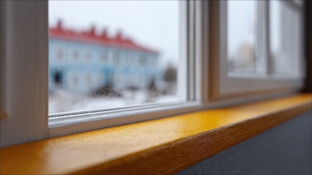 W&auml;rmed&auml;mmungsl&uuml;cken in den Fensterlaibungen verdeutlichen den Energieeffizienz- und Reparaturbedarf des Hauses.