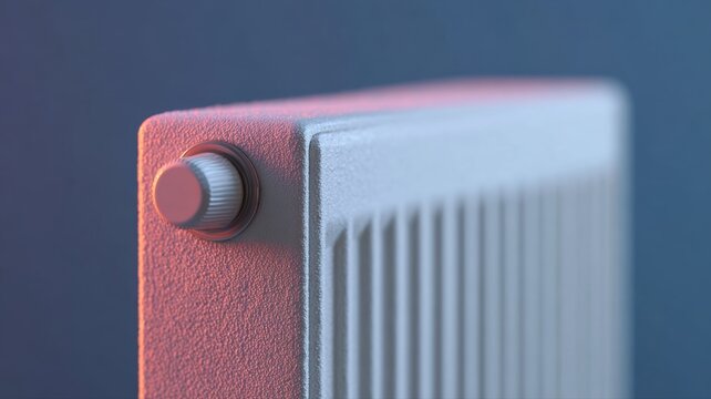 Problem mit der W&auml;rmeverteilung des Heizk&ouml;rpers in einer Winterwohnung mit Entl&uuml;ftungsventil