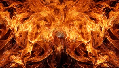 Abstract Blaze Fire Flame Texture For Banner Background