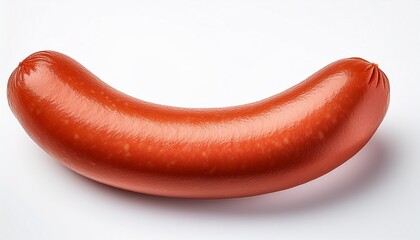A Sausage On A White Background With A White Background