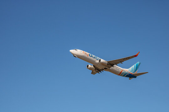 Commercial passenger jet airliner