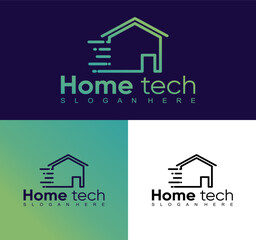home tech logo design