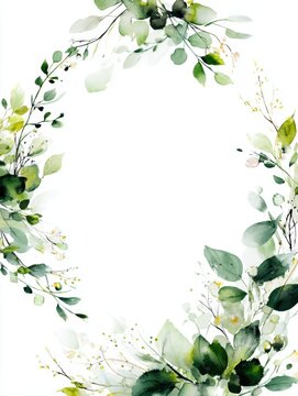 Flowing green leaves create an enchanting Easter frame for festive arrangements