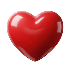 Fototapeta premium Red heart symbolizing love and affection