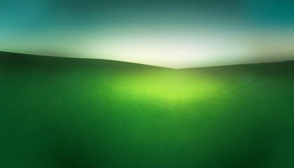 Obraz premium Subtle Green Gradient Texture Background With Bright Central Glow