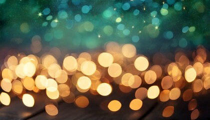 Obraz premium Abstract Christmas Light Bokeh And Vintage Blurry Light Backgr