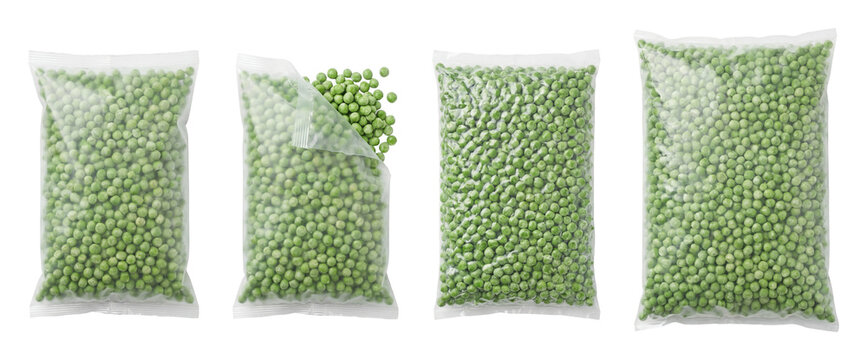 Frozen peas bag set.