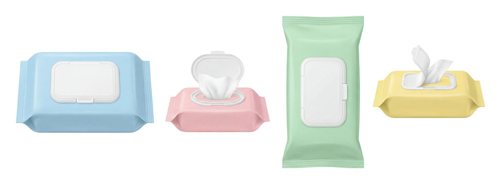 Baby wipes pack set.