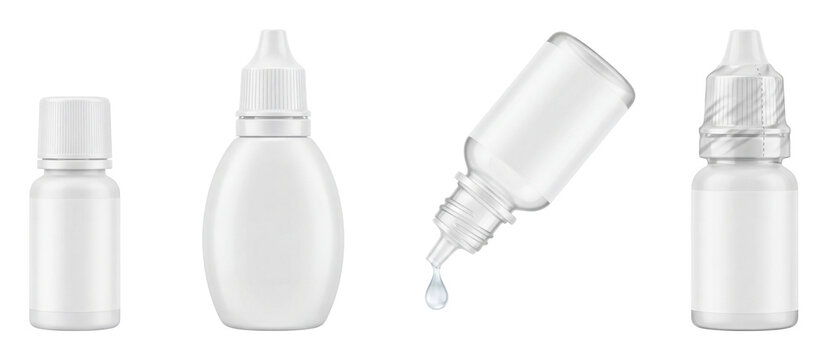 Tear drop eye drops set.