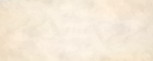 Vector watercolor art background. Old paper. Marble. Stone. Beige watercolour texture for cards, flyers, poster, banner. Stucco. Wall. Brushstrokes and splashes. Painted template for design.
