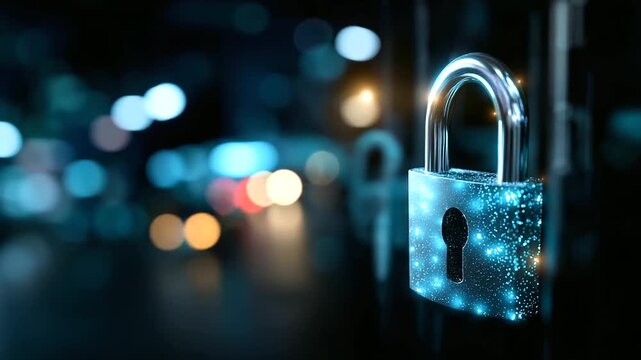 Computer security breach visualization, unauthorized access concept, system vulnerability display, data protection failure, cybersecurity compromise representation, defocused digit