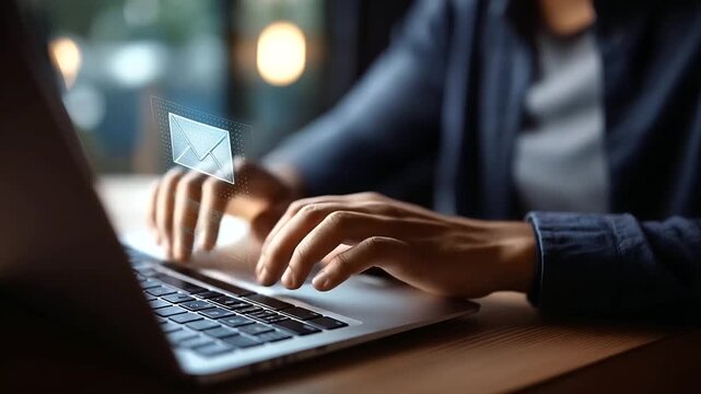 Phishing email concept visualization, social engineering attack, fraudulent message display, credential theft scenario, cybersecurity threat representation, defocused email interfa