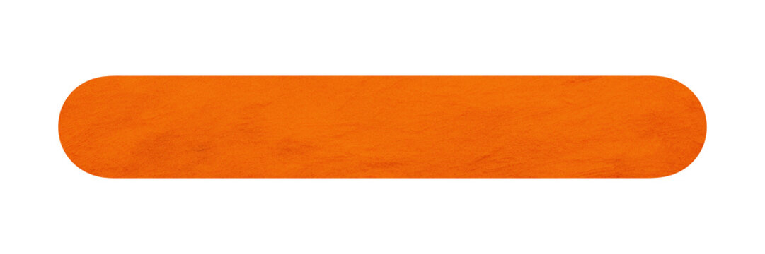 PNG orange hyphen sign, transparent background