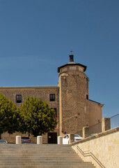 Obraz premium Ducal palace fortress facade, bejar, spain
