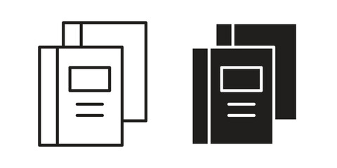 Books icon. Vector linear icon collection. Vector EPS10