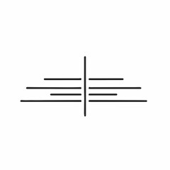 Abstract linear design representing interface icons