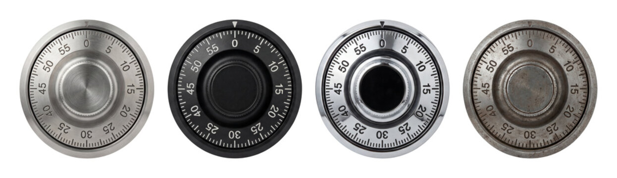 Safe dial set.