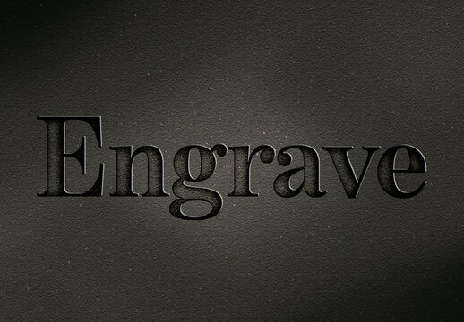 Embossed Leather Mockup