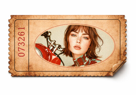 Old Aged Postage Mockup