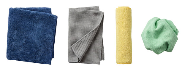 Naklejka premium Microfiber car cloth set.