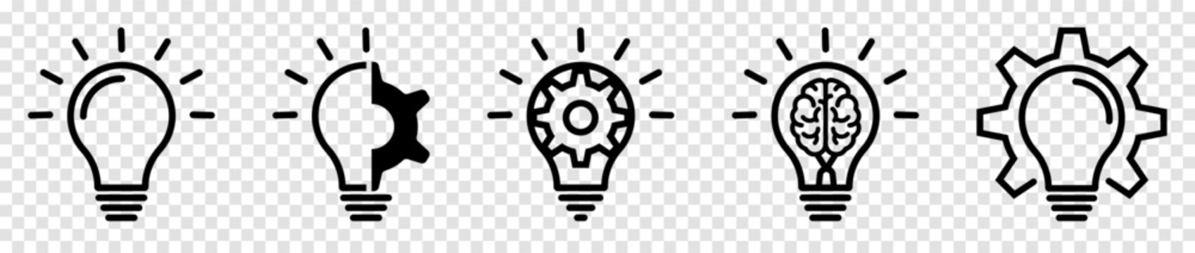 Set of innovation icons