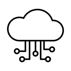 Cloud computing vector