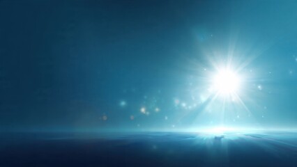 Obraz premium Abstract Blue Light Background