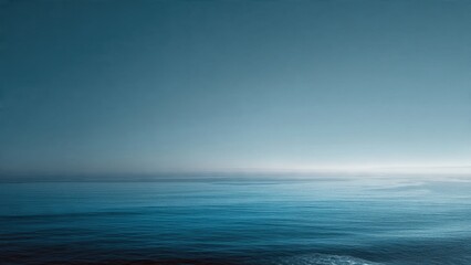 Obraz premium Calm Blue Ocean Horizon